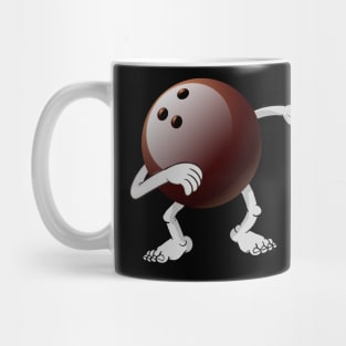 Funny dabbing bowling ball Mug